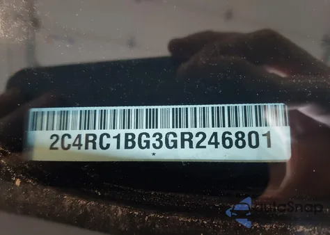 2016 Chrysler Town & Country Touring из США, поврежденный, VIN 2C4RC1BG3GR246801